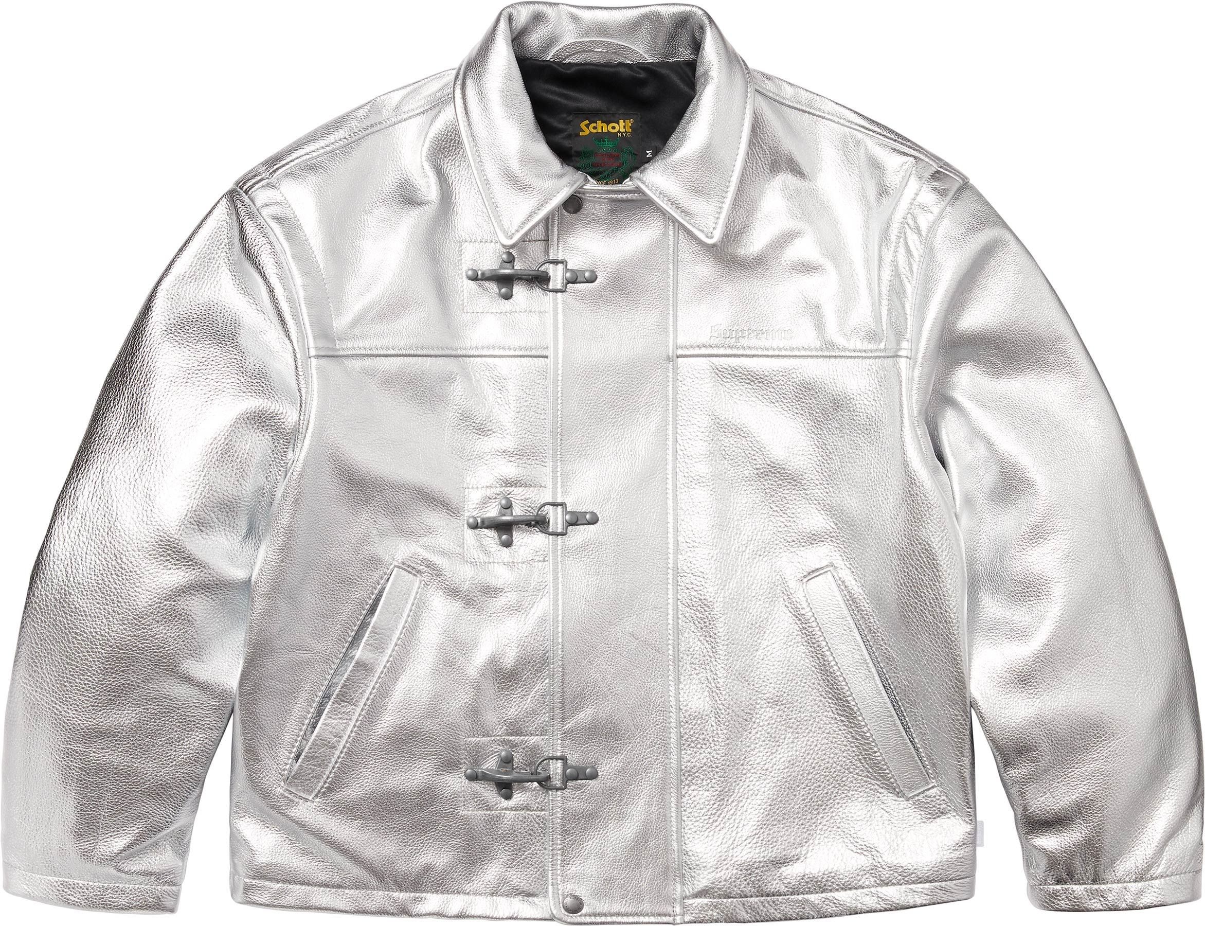 Supreme®/Schott® Leather Clip Jacket view 10